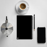 "Be Your Best!" Black & Yellow Spiral notebook