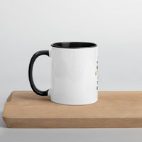 Be Your Best! Let God Do The Rest! White mug with yellow color inside