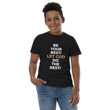 Be Your Best Let God Do The Rest! - Youth jersey t-shirt - Black